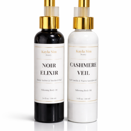 Cashmere Veil & Noir Elixir Body Oil Combo